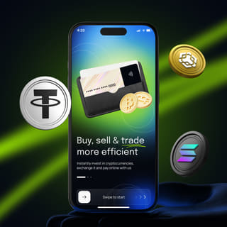 Mobile device displaying the Renderworth trading platform